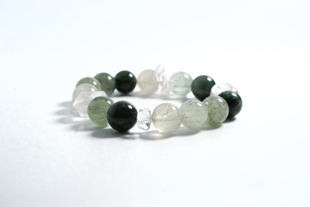 Green Rutilated Quartz-Mult color