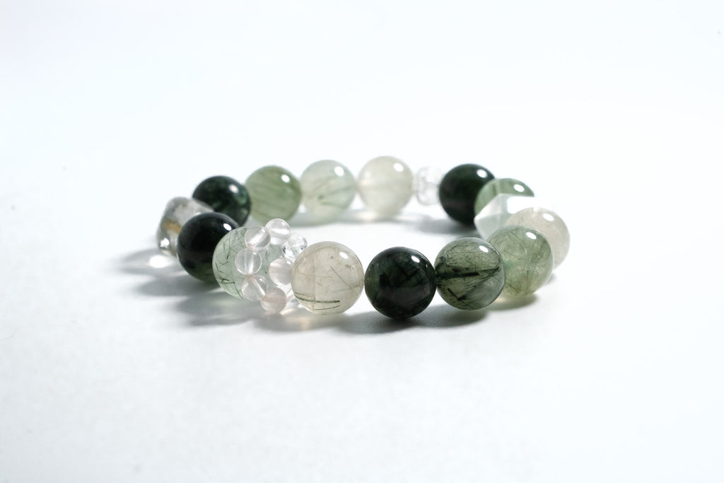 Green Rutilated Quartz-Mult color