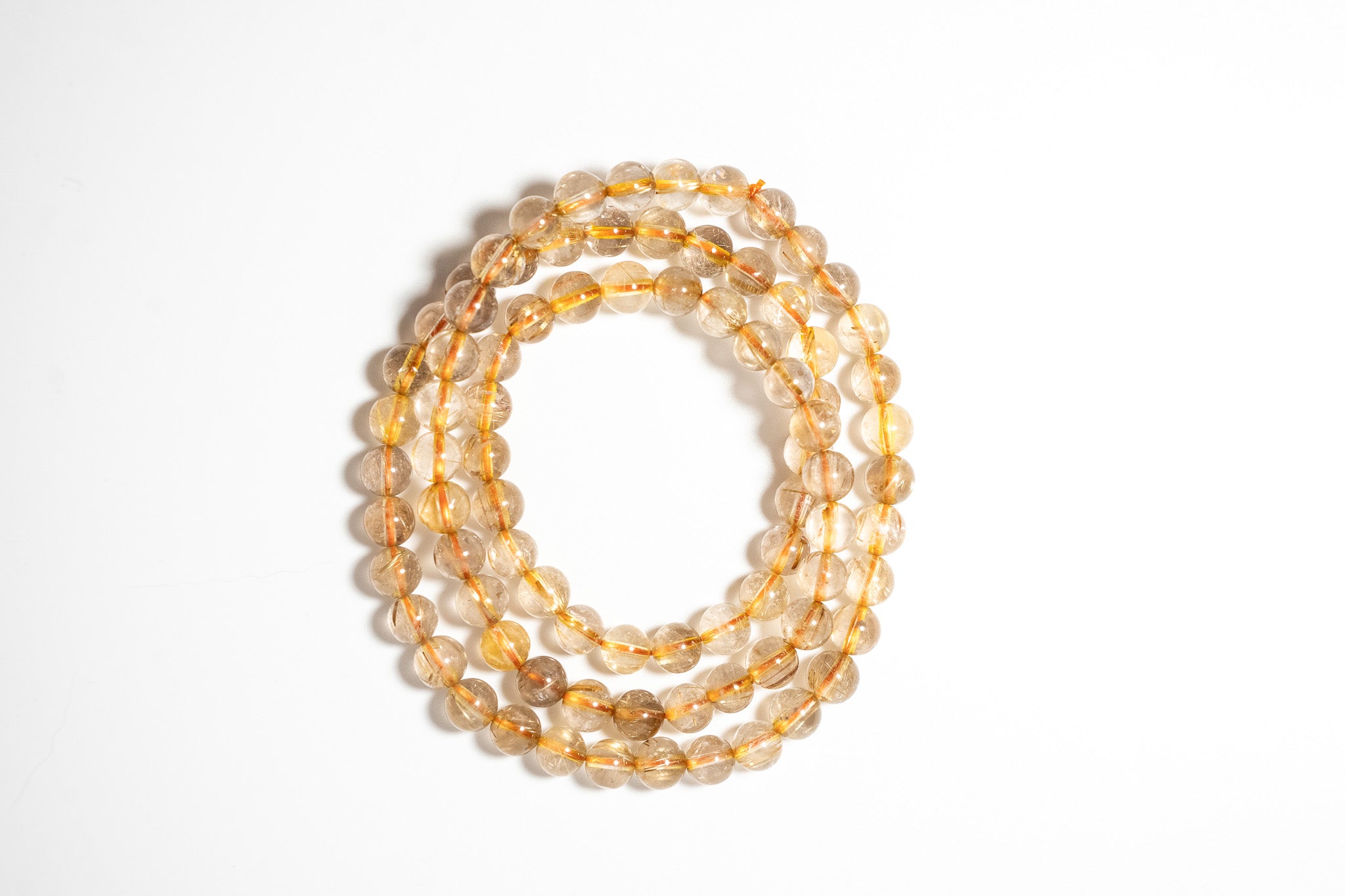 Three-loop Golden Rutilated Quartz