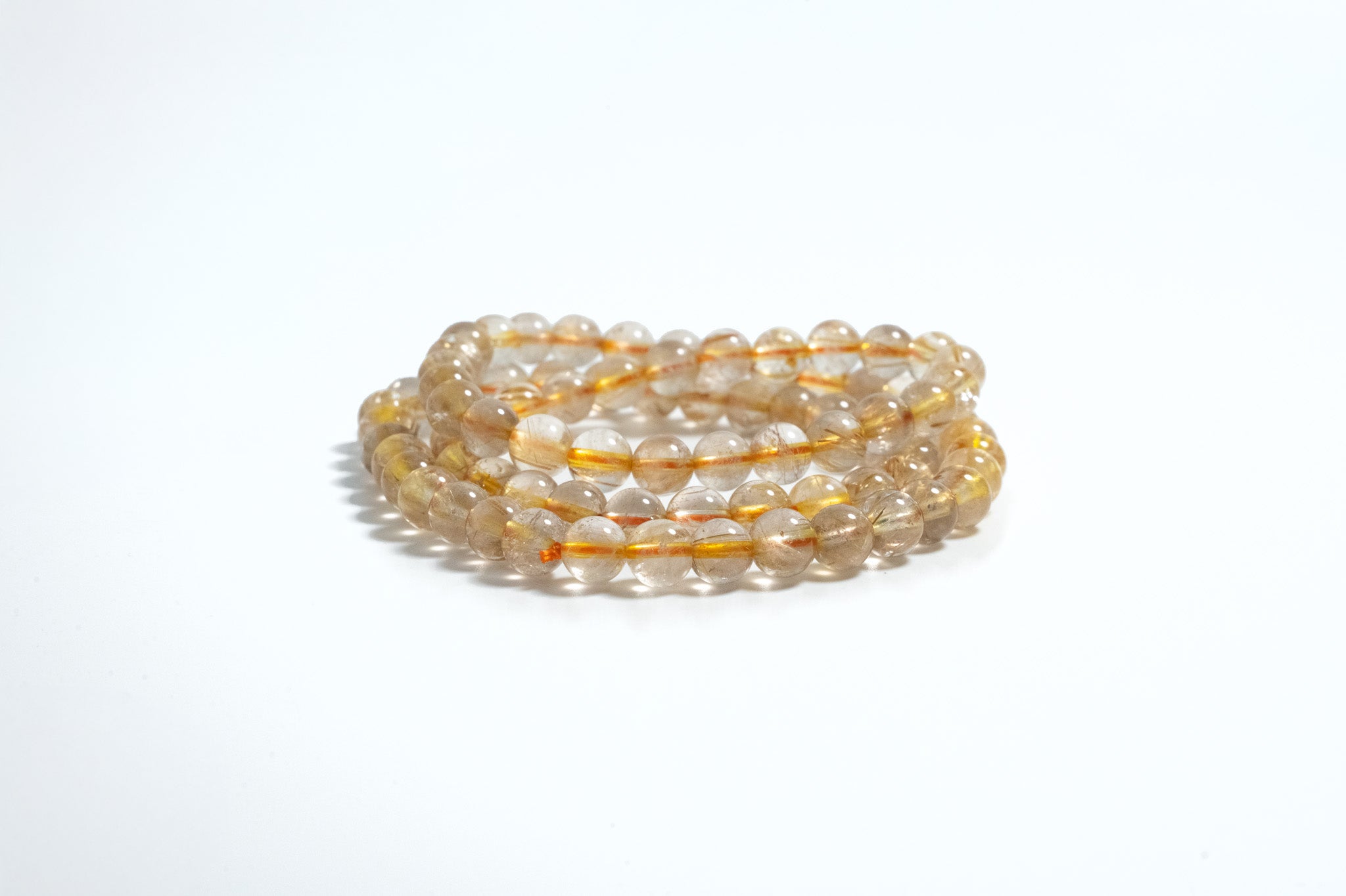 Three-loop Golden Rutilated Quartz