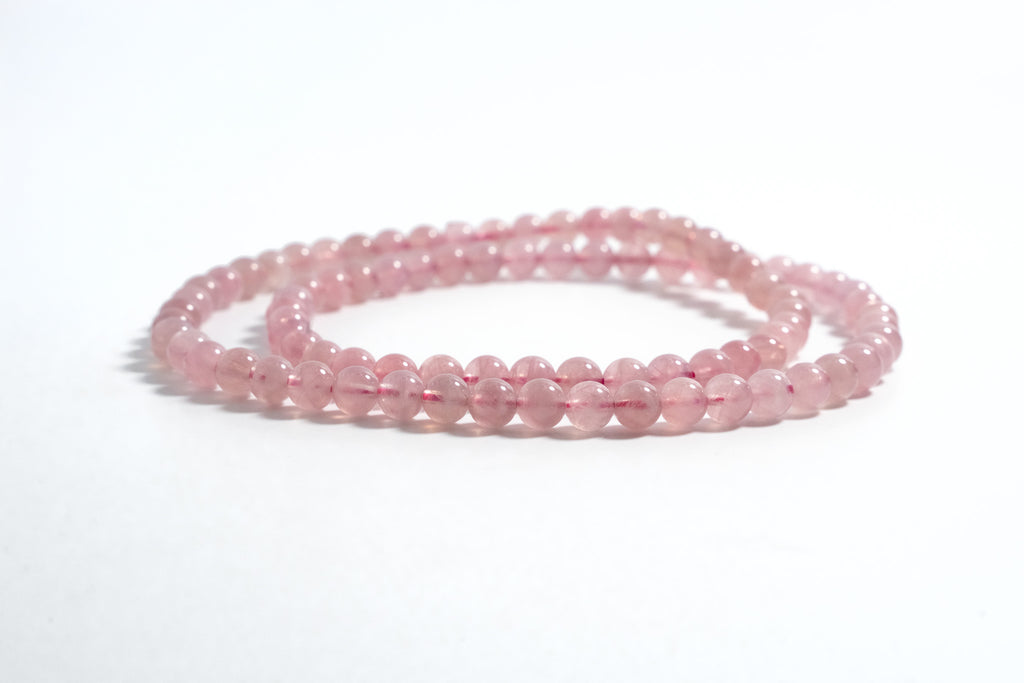 Three-loop Rose Quartz