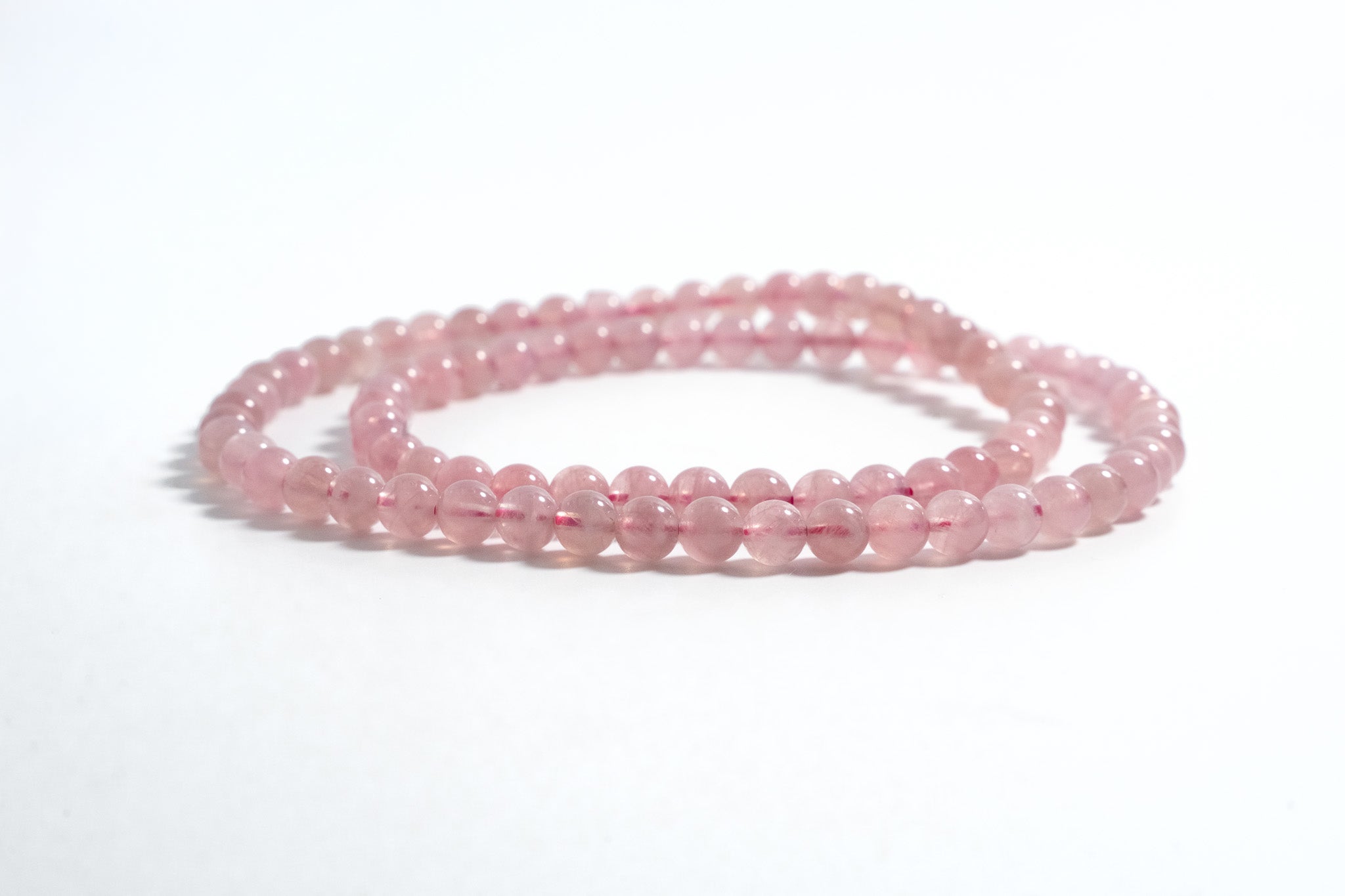 Three-loop Rose Quartz