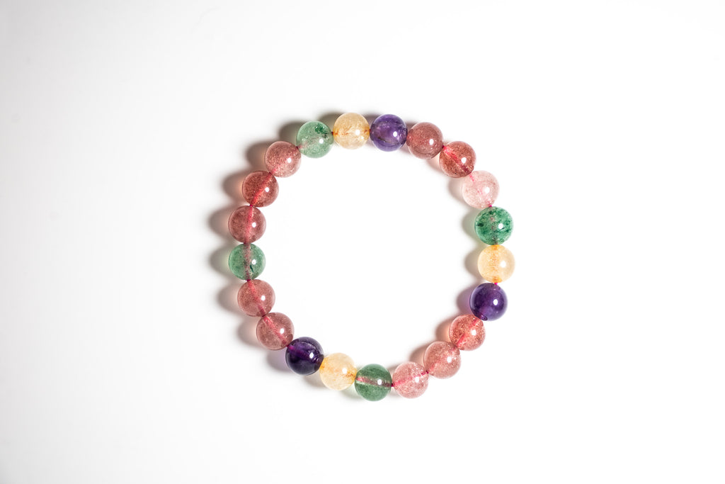 Rainbow Strawberry Quartz