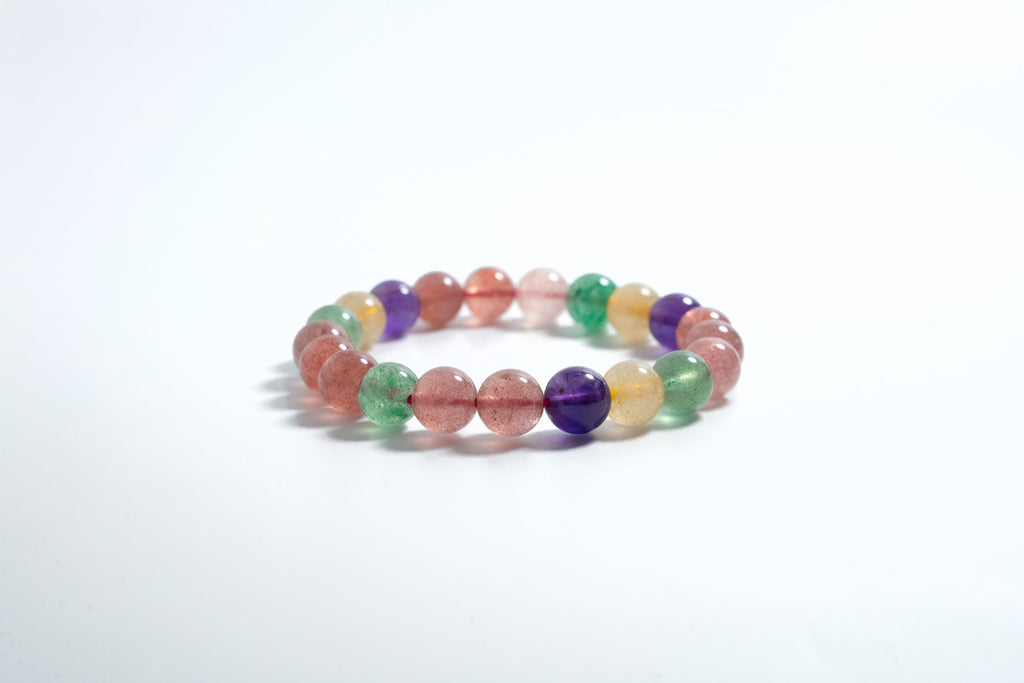 Rainbow Strawberry Quartz