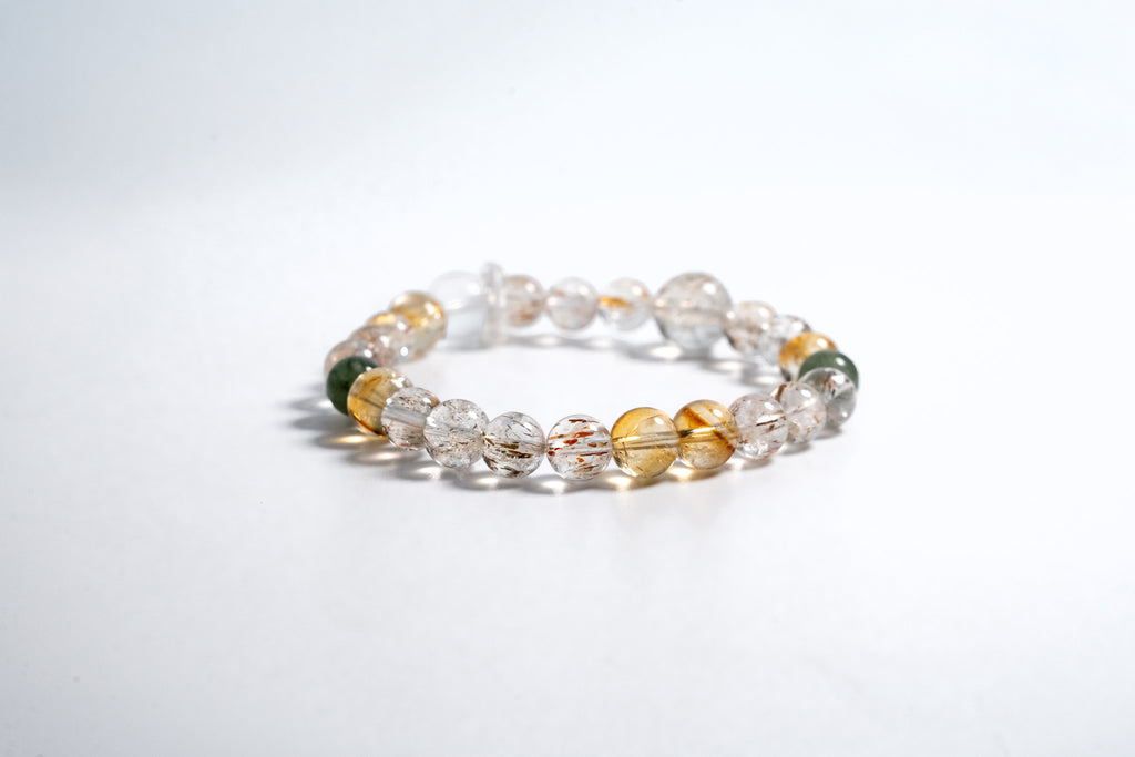 Clear Quartz with Gemstones